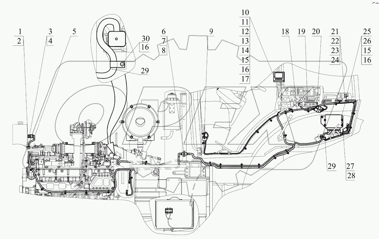 Управление двигателем «Deutz»