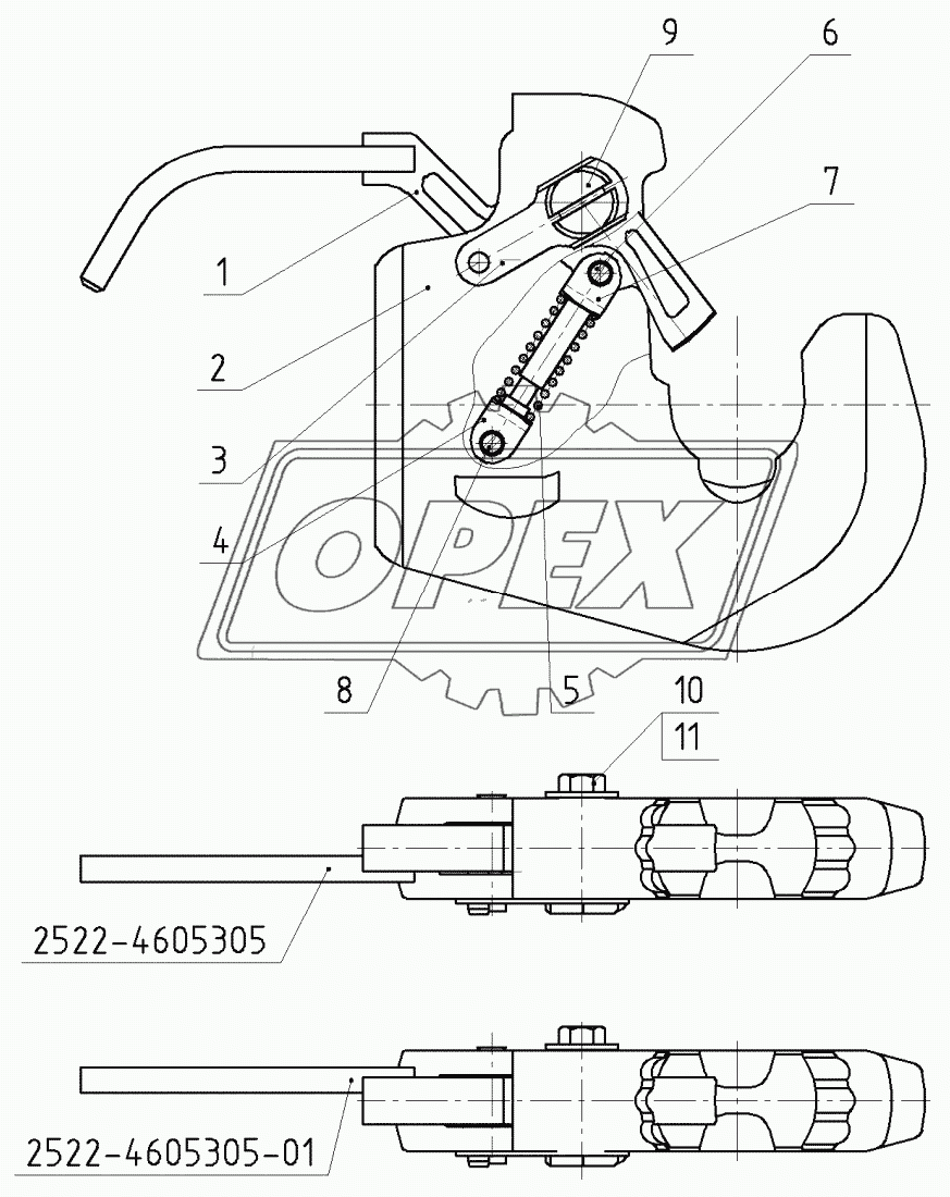 Захват 2522-4605300/-01 «МТЗ» 3 кат.