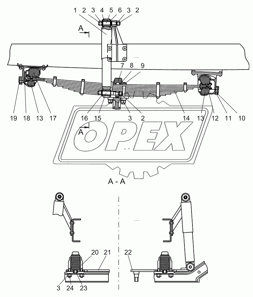 Подвеска передняя Ш353М-2901010