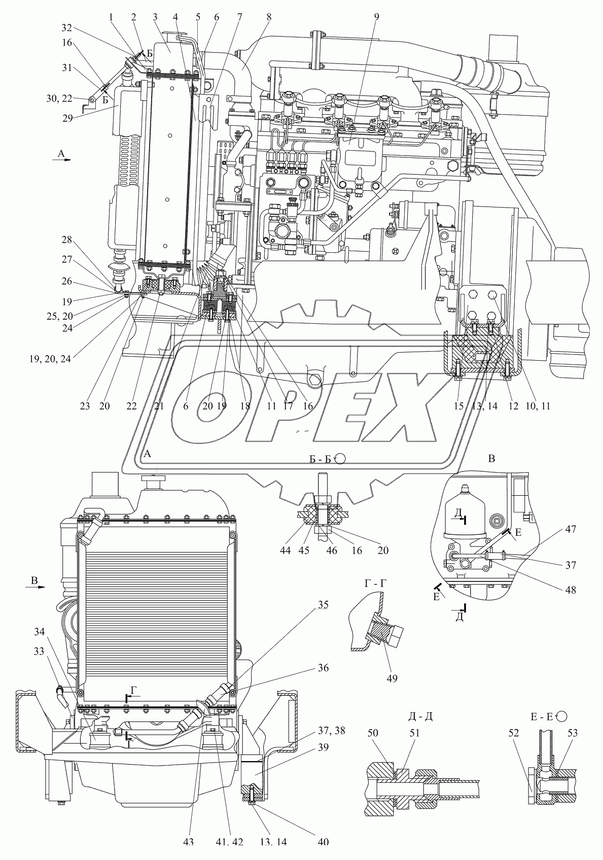 Установка силовая Ш353М-1001010-Б