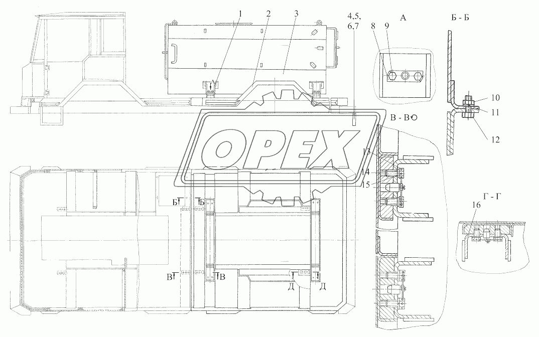 Установка верхних строений 373М-2801000