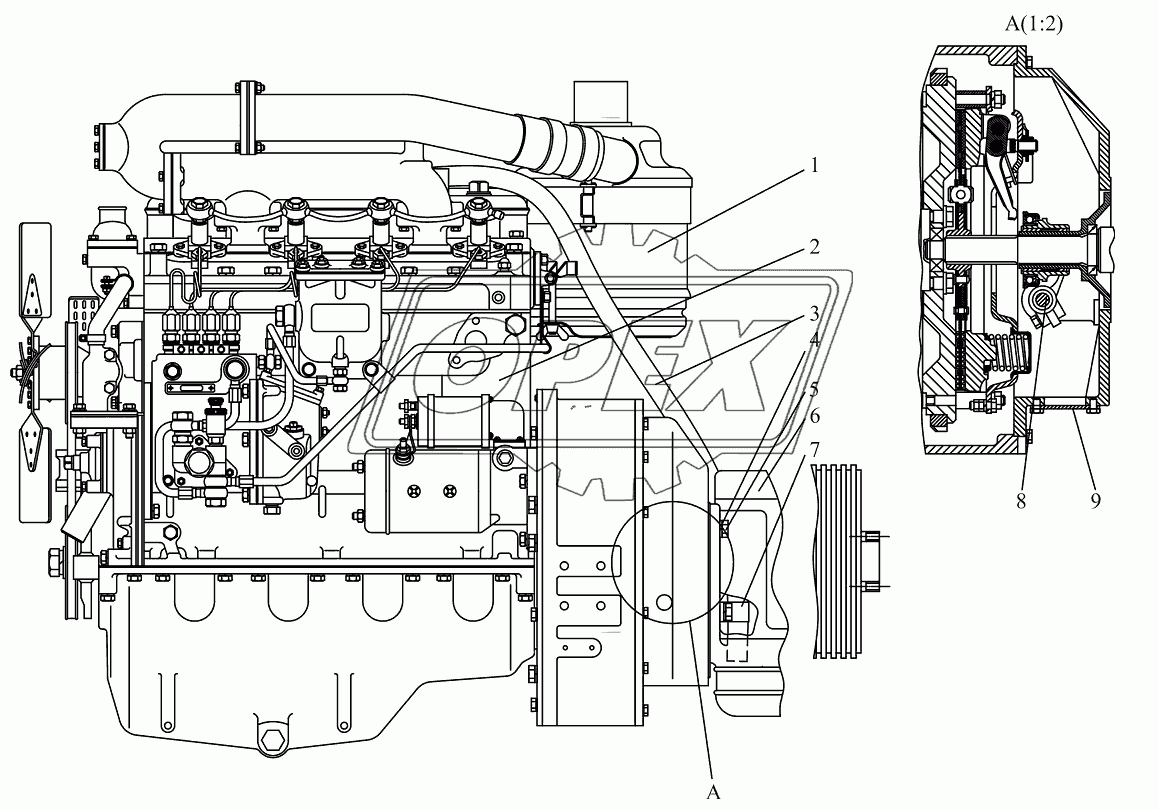 Агрегат силовой Ш353М-1002010-Б