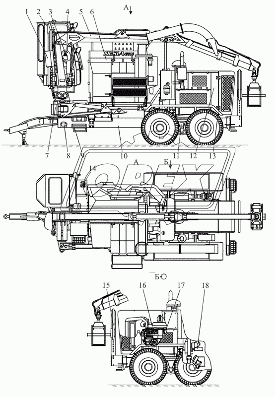 Машина рубильная «БЕЛАРУС» МР-40