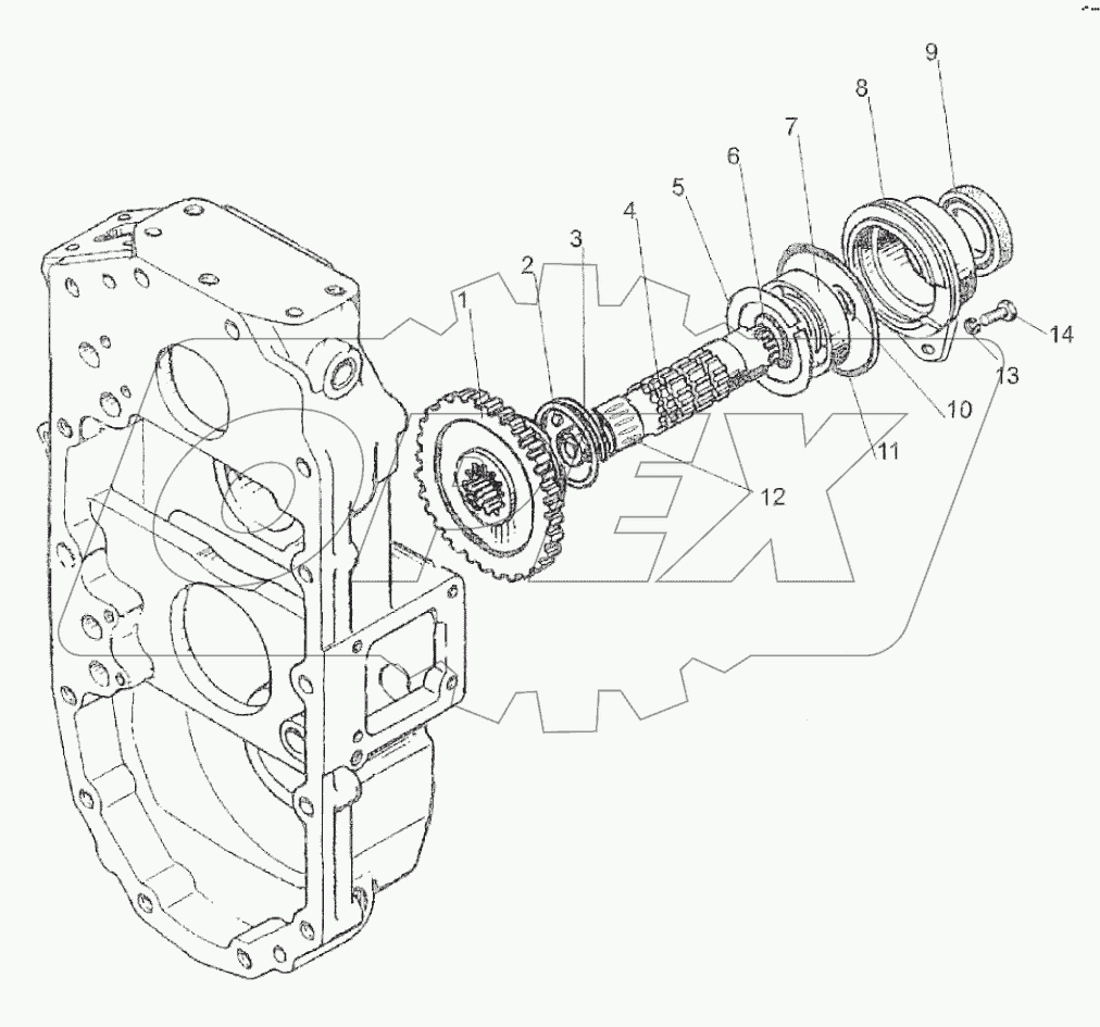 Вал привода BOM