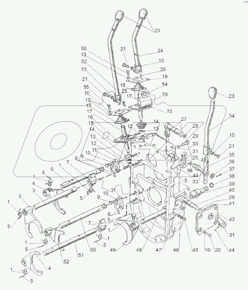 Механизм управления коробкой передач