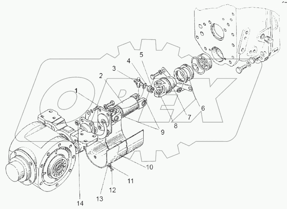 Привод карданный