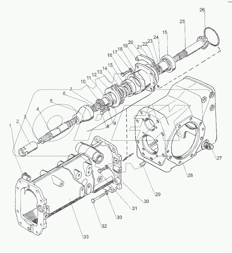 Корпус заднего моста. Мост задний.