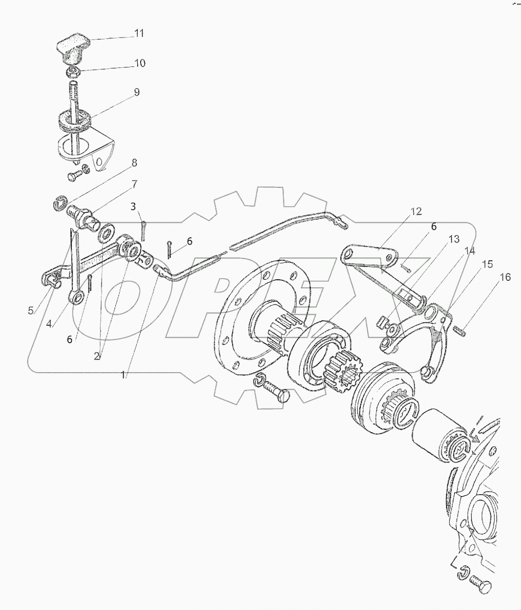Управление блокировкой дифференциала