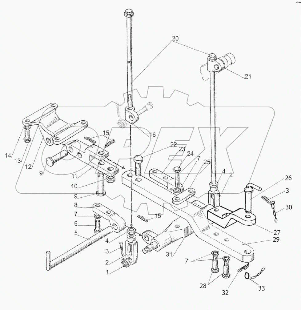 Тягово-сцепное устройство ТСУ-1М