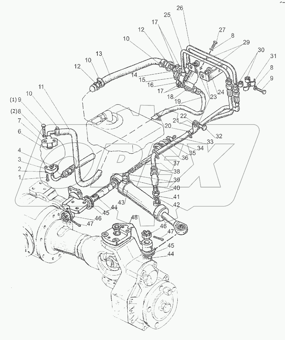 Управление рулевое гидрообъемное
