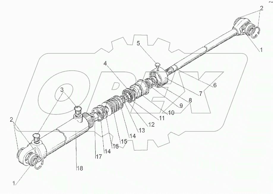 Цилиндр Ц40х160