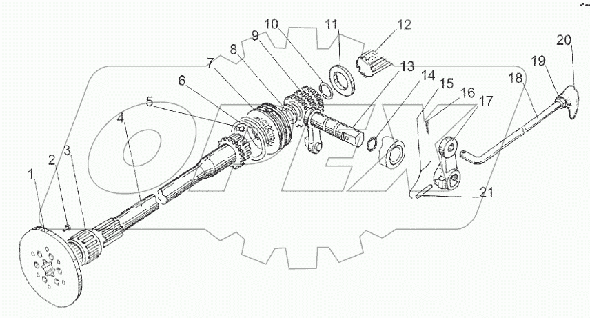 Привод насоса