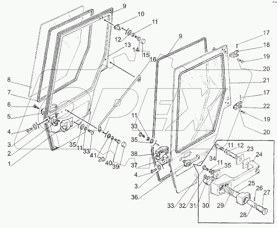 Двери кабины