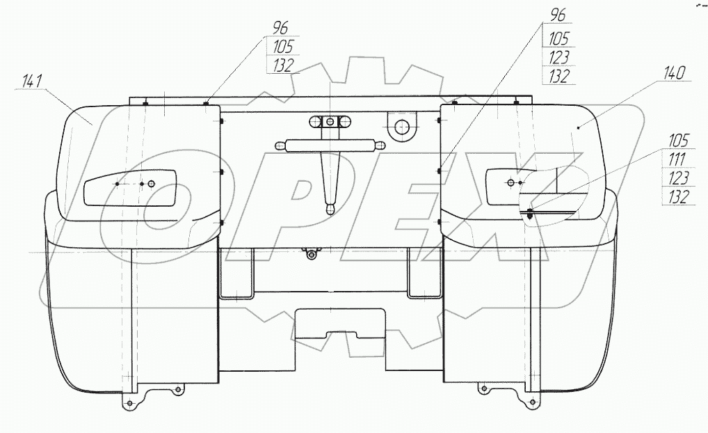 Установка крыльев