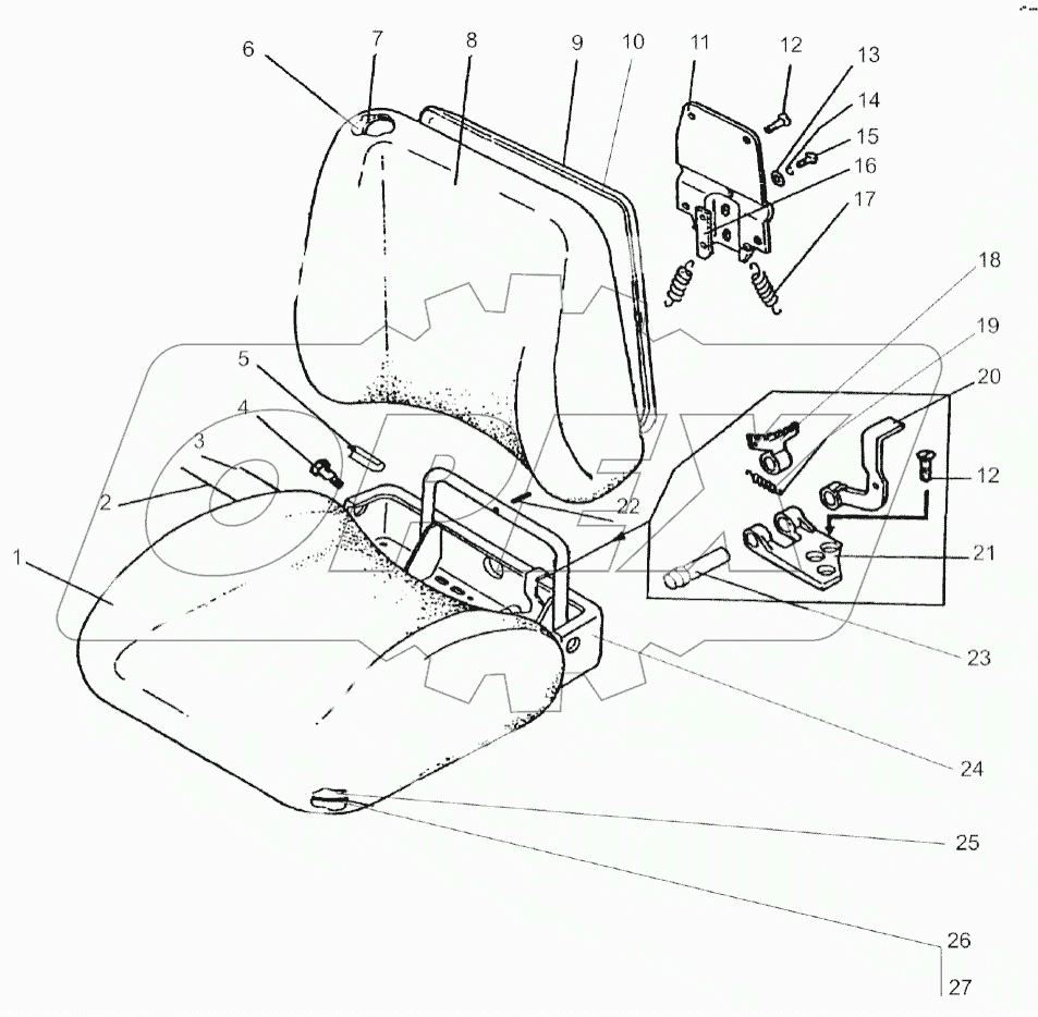 Сиденье оператора