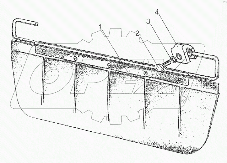 Козырек противосолнечный
