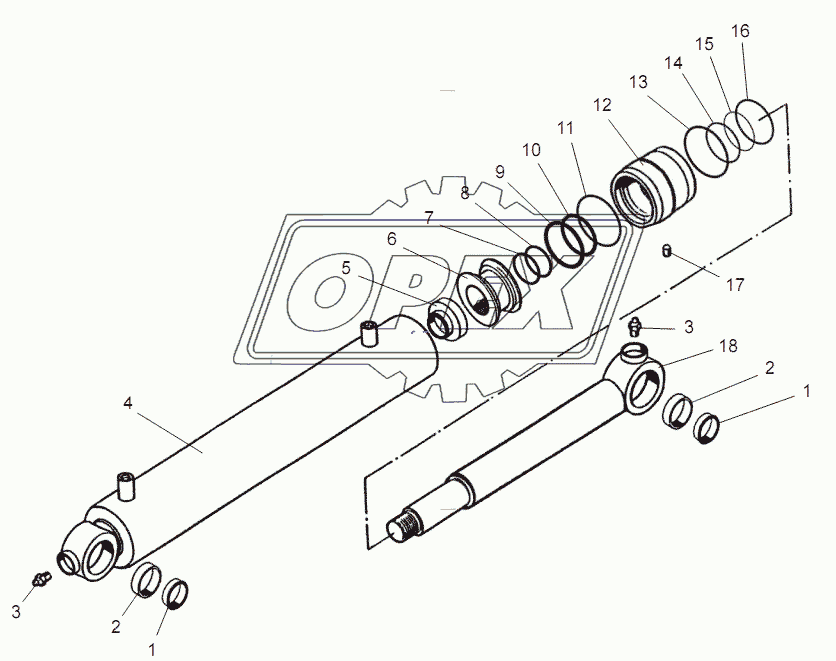 ГМ42-0805000 Гидроцилиндр