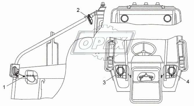 Л82.2-3700005 Установка фар