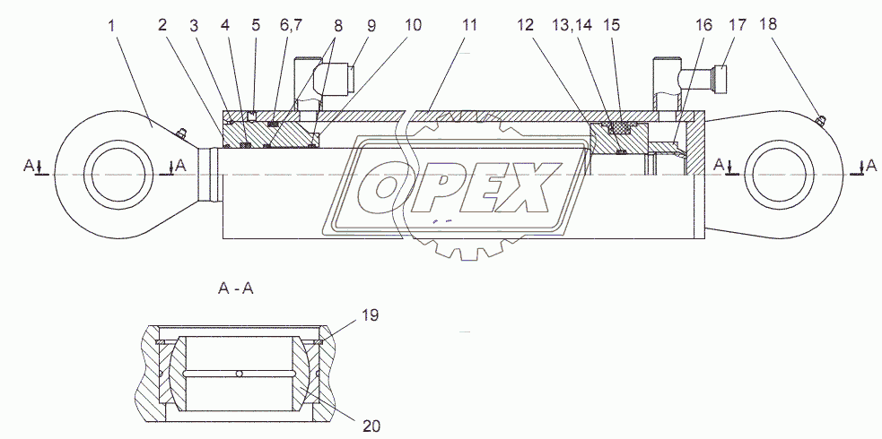 ГМ42-4511000-01 Гидроцилиндр