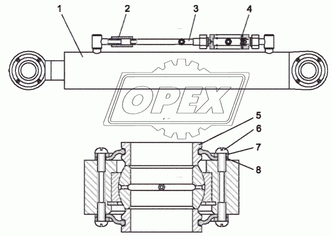 ГМ42-5003000 Цилиндр гидравлический