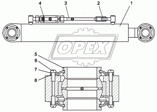 ГМ42-5003000-01 Цилиндр гидравлический