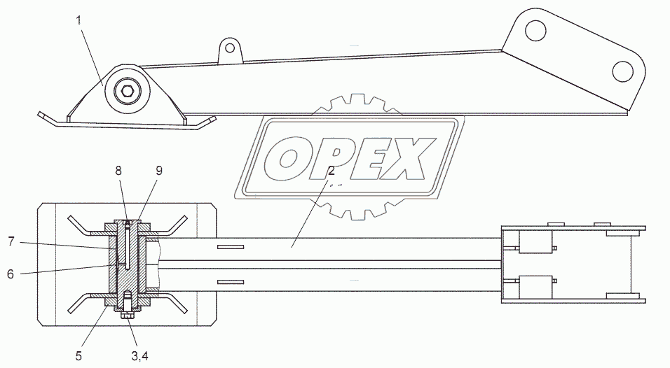 ГМ42-0200000 Опора выносная