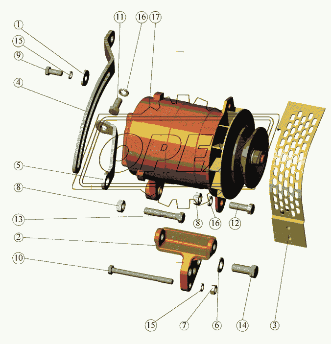 Установка генератора 1