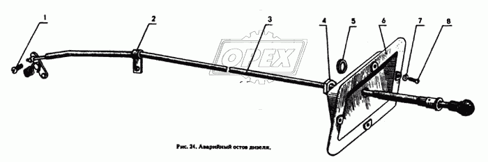 Аварийный останов дизеля