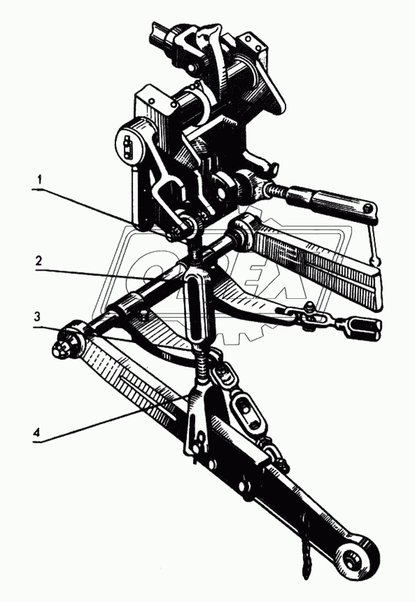 Механизм задней навески (МТЗ-82Р)