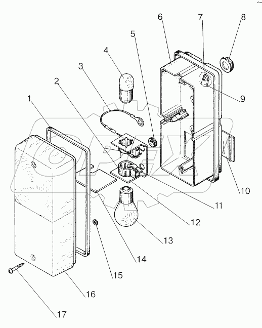Фонари передние