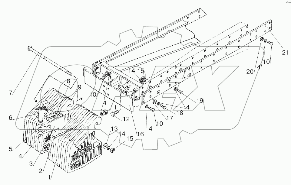 Балласт (грузы по 45 кг)