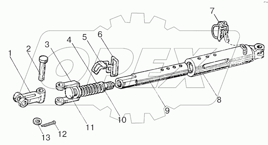 Стяжка телескопическая