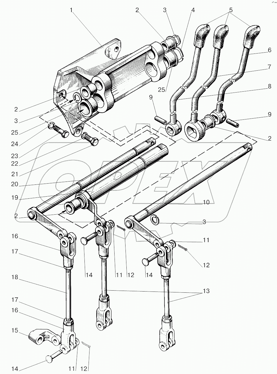 Управление гидрораспределителем