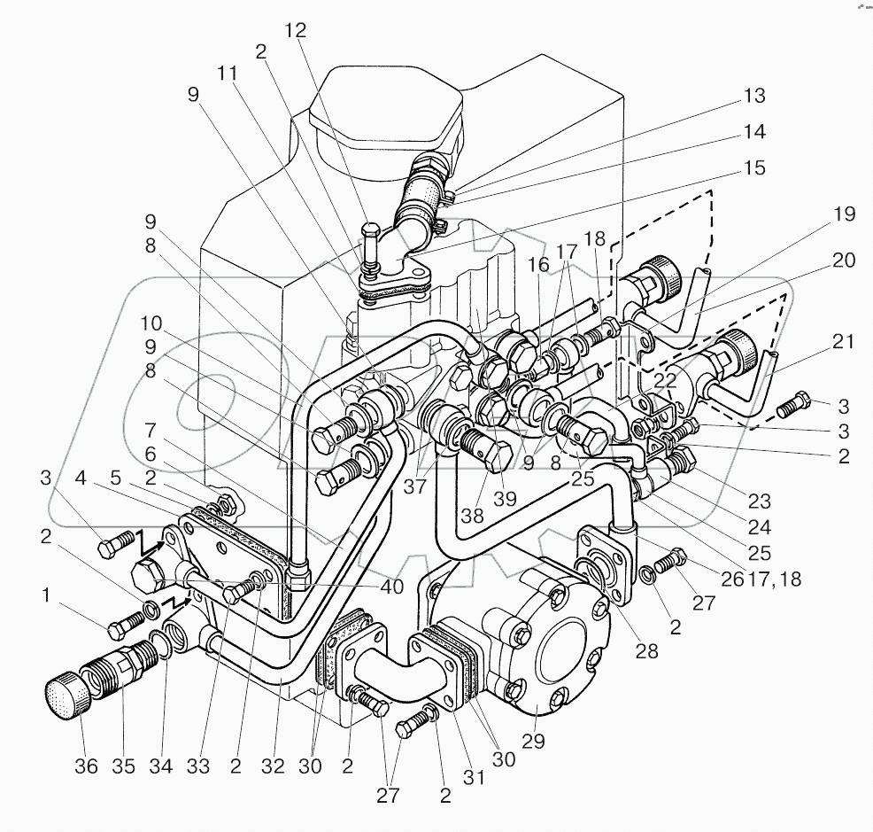 Арматура корпуса гидроагрегатов