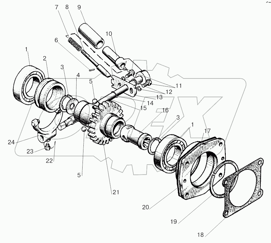 Привод насоса