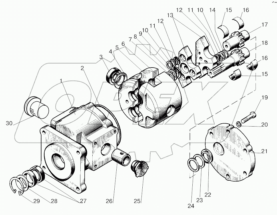 Насос шестеренчатый