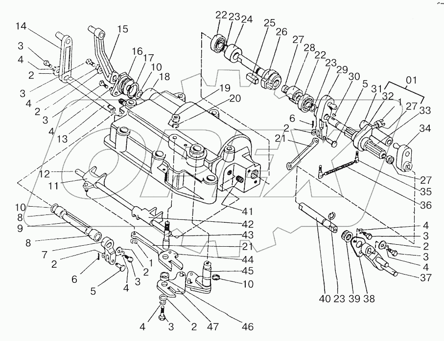 Переключатель (ГНС со смешанным регулированием)