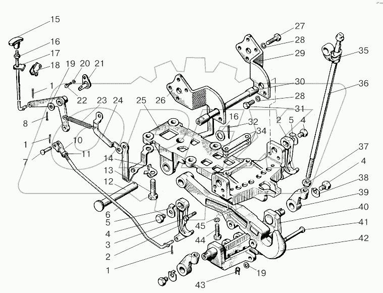 Устройство прицепное маятниковое. Вариант «Крюк».