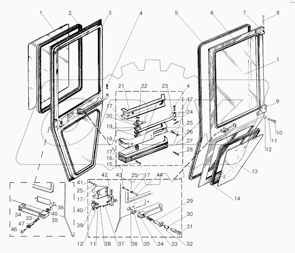 Двери кабины