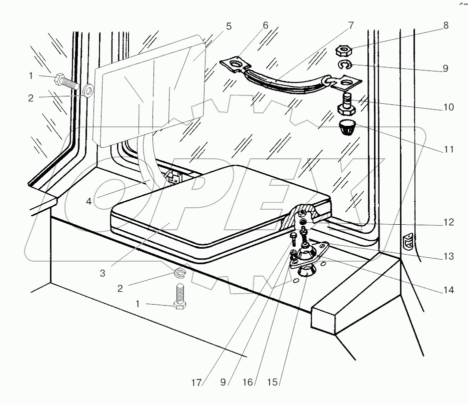 Сиденье дополнительное