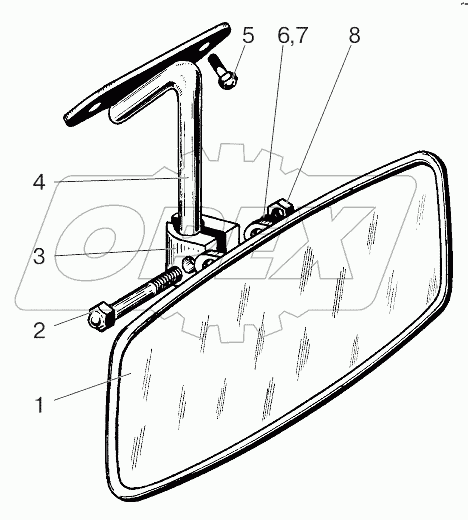 Зеркало внутреннее