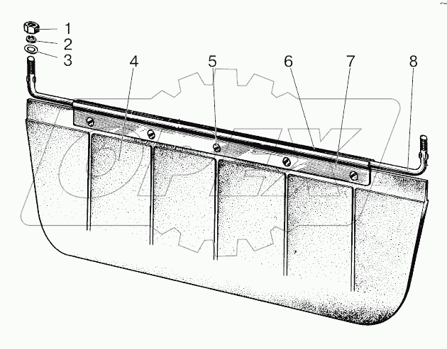 Козырек противосолнечный