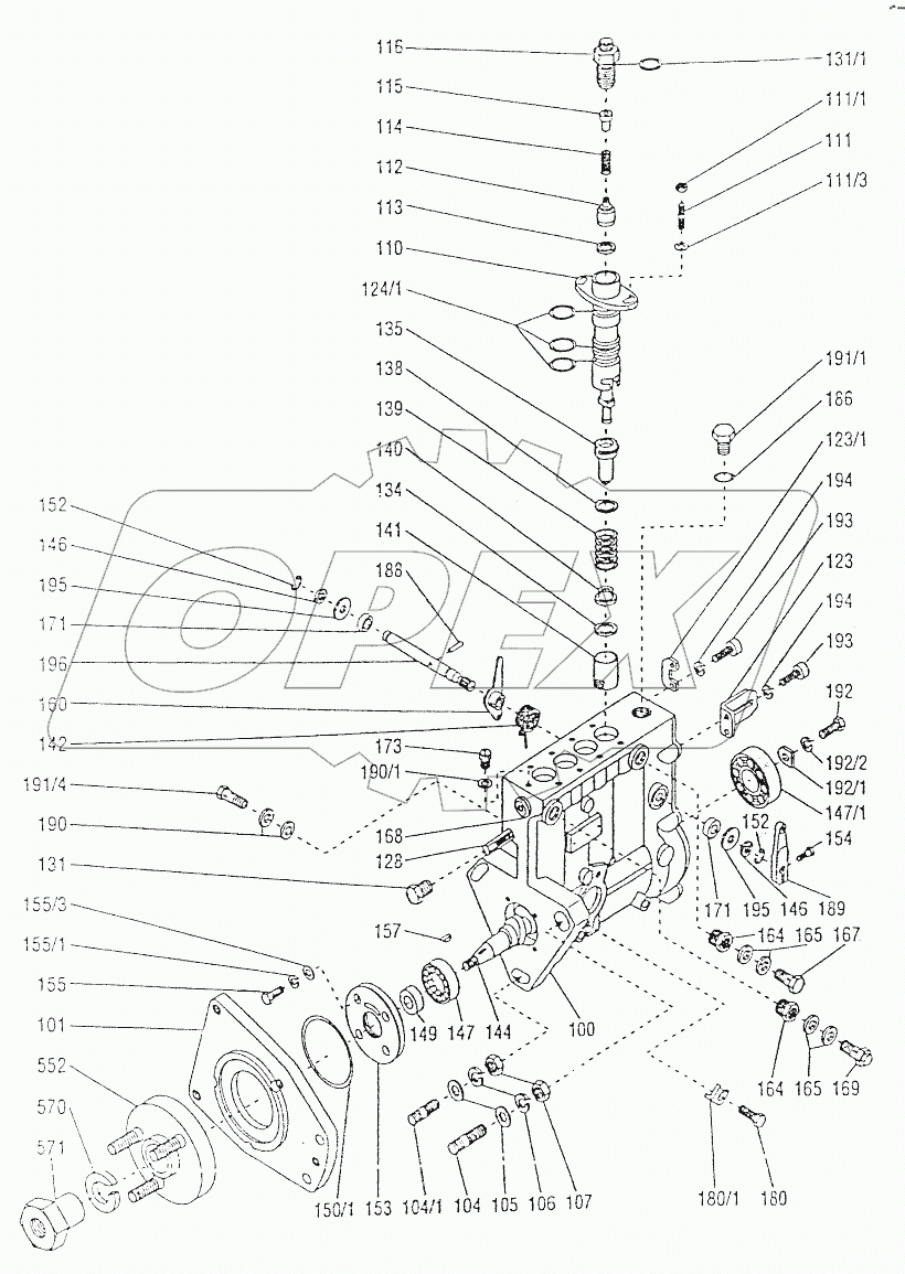 Насос топливный «Моторпал» (PP4Mf)