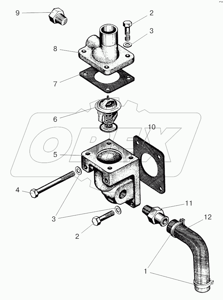 Термостат системы охлаждения