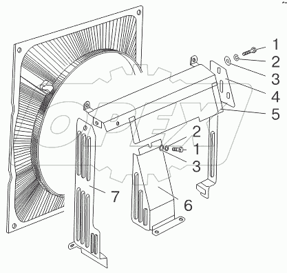 Ограждение вентилятора