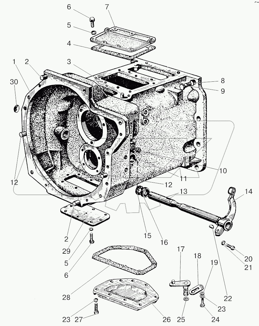 Корпус сцепления