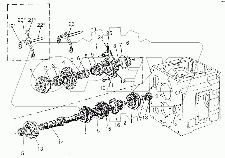 Вал первичный (900, 920, 950, 952)