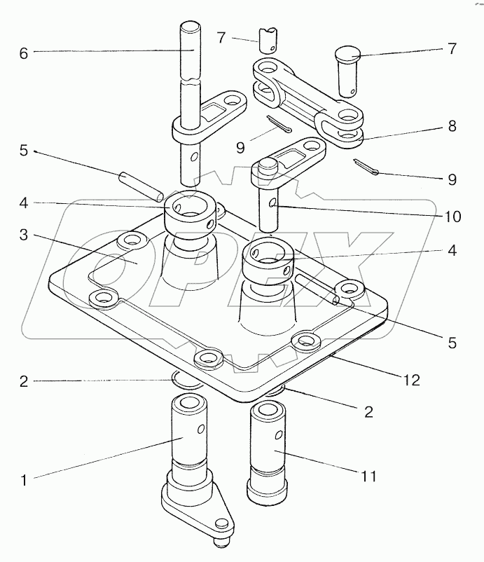 Управление синхронизированным реверс-редуктором (по заказу)