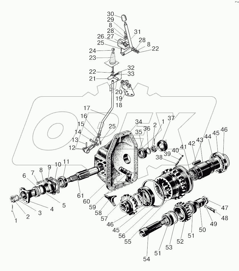 Раздаточная коробка (820, 892, 920, 952)