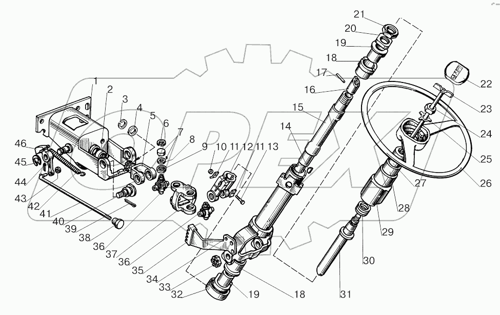 Привод рулевого механизма